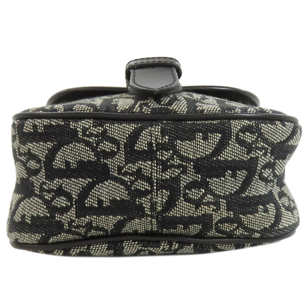 CHRISTIAN DIOR Black Canvas Trotter Shoulder Bag - Picture 4 of 16